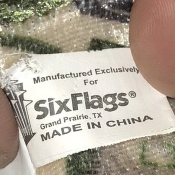 Nanco American Dollar Bear Plush USA Money Velvet Stuffed Toy 2007 Six flags - Picture 5 of 6